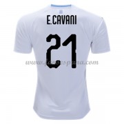 Camisetas De Futbol Selección Uruguay Copa Mundial 2018 Edinson Cavani 21 Segunda Equipación..